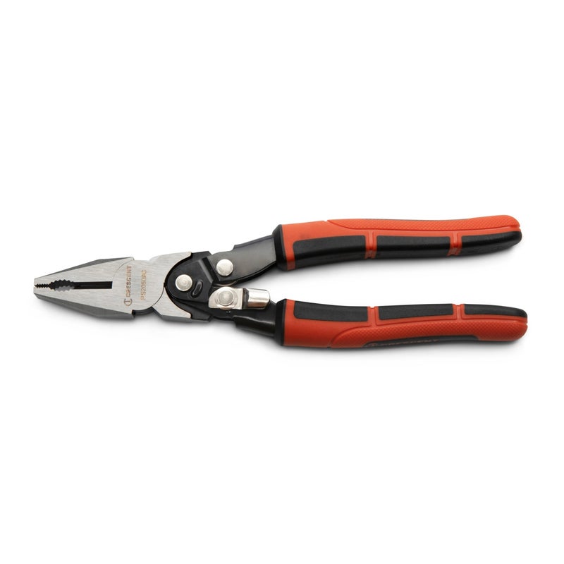 Crescent 8" Pro Series Dual Material Lineman's Compound Action Cutting Pliers - PS20509C - Image 1